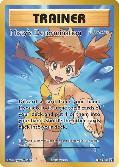 Determinação da Misty - Evoluções - ilustração de Megumi Mizutani