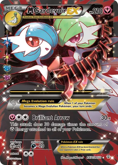 M Gardevoir-EX - Gerações - ilustração de Megumi Mizutani