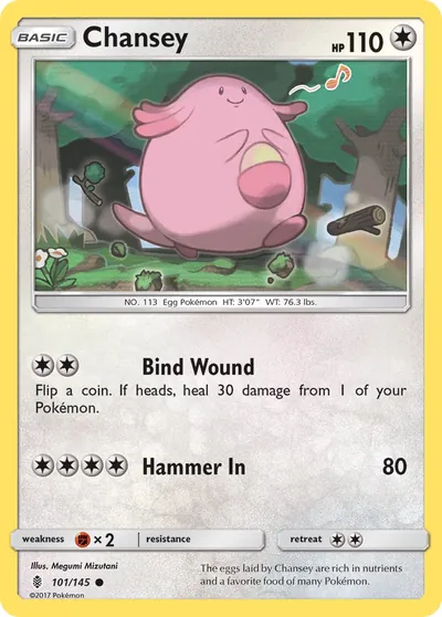Chansey - Guardiões Ascendentes - ilustração de Megumi Mizutani