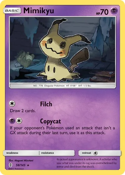 Mimikyu - Guardiões Ascendentes - ilustração de Megumi Mizutani