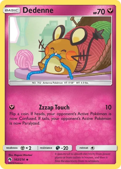 Dedenne - Trovões Perdidos - ilustração de Megumi Mizutani