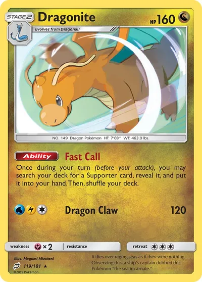 Dragonite - União de Aliados - ilustração de Megumi Mizutani