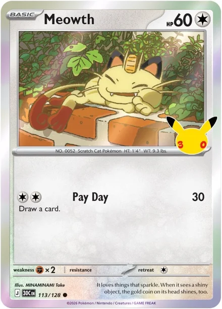 Meowth 113/128