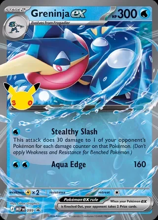 Greninja ex promo Mega Evolution Promos 099