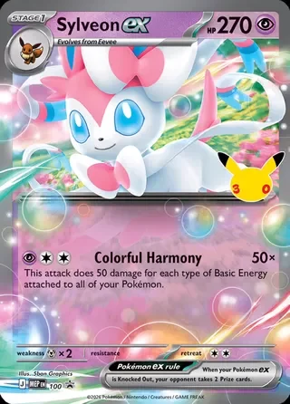 Sylveon ex promo Mega Evolution Promos 100