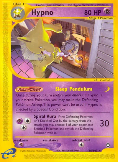 Hypno - Aquapolis - ilustração de Mitsuhiro Arita