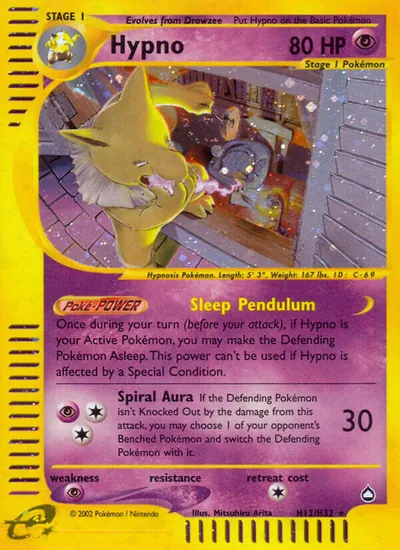 Hypno - Aquapolis - ilustração de Mitsuhiro Arita