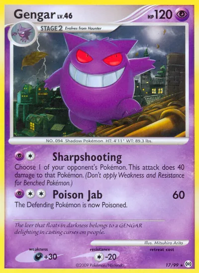 Gengar - Arceus - ilustração de Mitsuhiro Arita