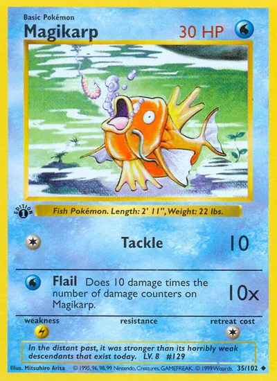Magikarp - Coleção Básica - ilustração de Mitsuhiro Arita