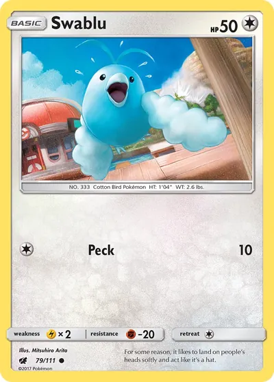 Swablu - Invasão Carmim - ilustração de Mitsuhiro Arita