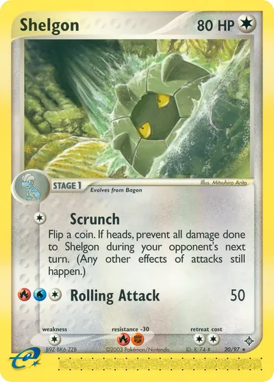 Shelgon - Dragon - ilustração de Mitsuhiro Arita