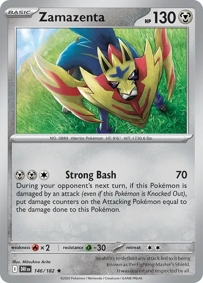 Zamazenta - Rivais Destinados - ilustração de Mitsuhiro Arita