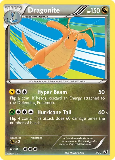 Dragonite - Cofre do Dragão - ilustração de Mitsuhiro Arita