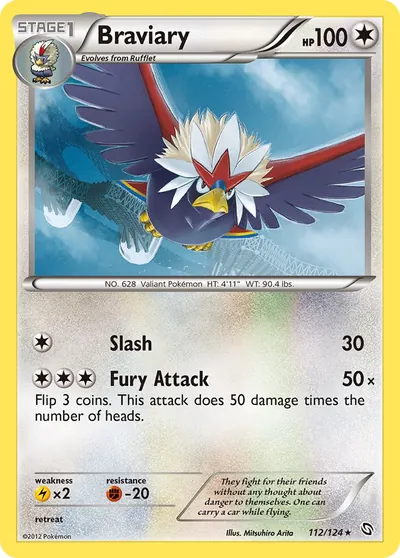 Braviary - Dragões Enaltecidos - ilustração de Mitsuhiro Arita