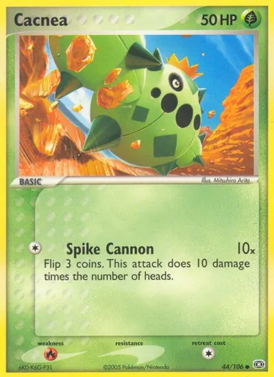 Cacnea - Emerald - ilustração de Mitsuhiro Arita