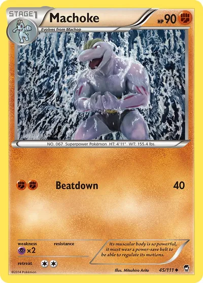 Machoke - Punhos Furiosos - ilustração de Mitsuhiro Arita