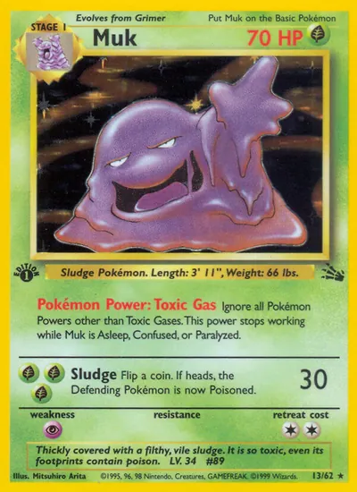 Muk - Fóssil - ilustração de Mitsuhiro Arita