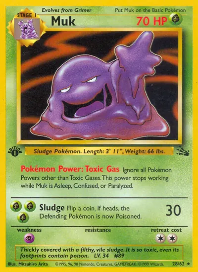 Muk - Fóssil - ilustração de Mitsuhiro Arita
