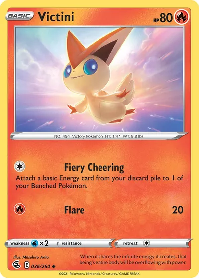 Victini - Golpe Fusão - ilustração de Mitsuhiro Arita