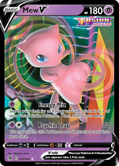 Mew-V - Golpe Fusão - ilustração de Mitsuhiro Arita