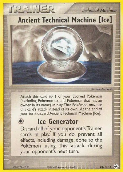 Ancient Technical Machine Ice - Hidden Legends - ilustração de Mitsuhiro Arita