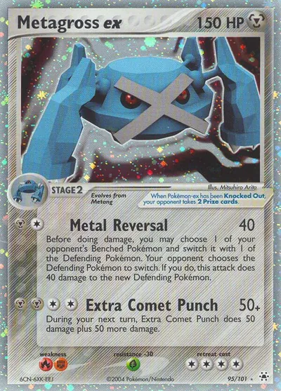 Metagross ex - Hidden Legends - ilustração de Mitsuhiro Arita