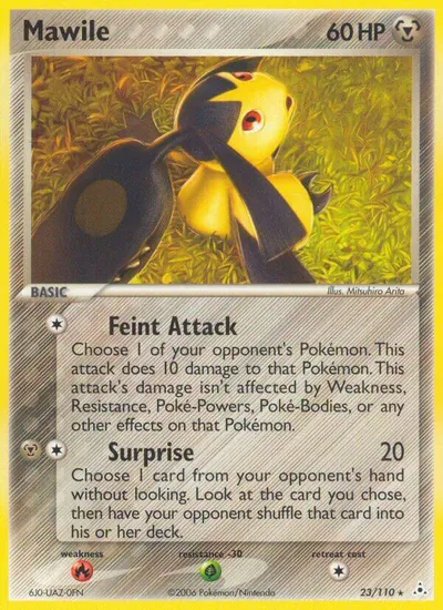 Mawile - EX Holon Phantoms - ilustração de Mitsuhiro Arita