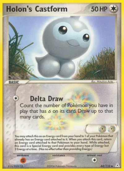 Holon's Castform - EX Holon Phantoms - ilustração de Mitsuhiro Arita