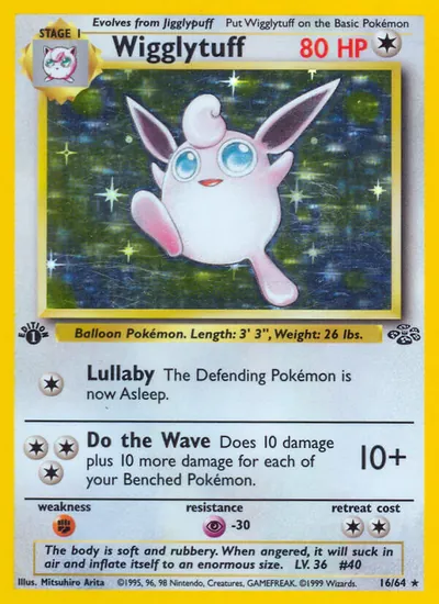 Wigglytuff - Selva - ilustração de Mitsuhiro Arita