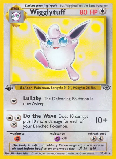 Wigglytuff - Selva - ilustração de Mitsuhiro Arita