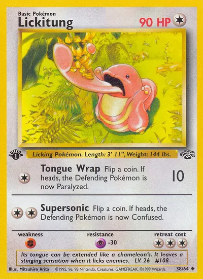Lickitung - Selva - ilustração de Mitsuhiro Arita