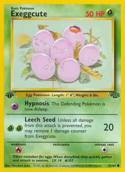 Exeggcute - Selva - ilustração de Mitsuhiro Arita