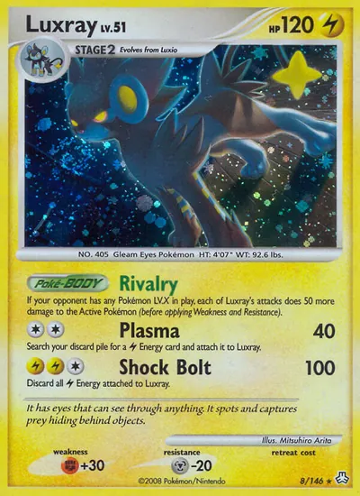 Luxray - Legends Awakened - ilustração de Mitsuhiro Arita