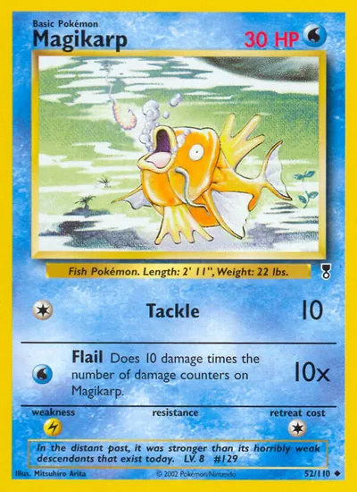 Magikarp - Legendary Collection - ilustração de Mitsuhiro Arita