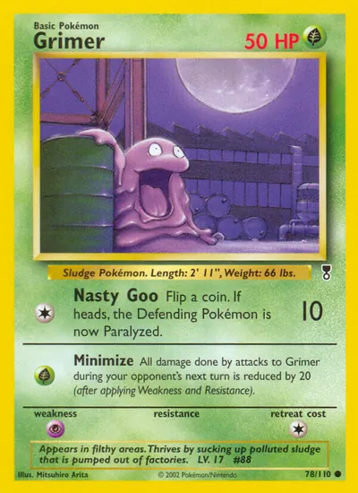 Grimer - Legendary Collection - ilustração de Mitsuhiro Arita