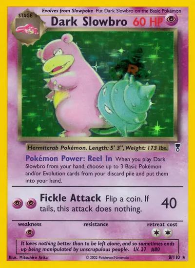 Dark Slowbro - Legendary Collection - ilustração de Mitsuhiro Arita