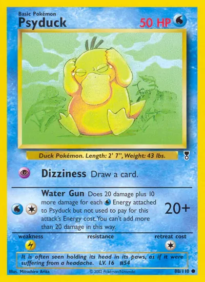 Psyduck - Legendary Collection - ilustração de Mitsuhiro Arita