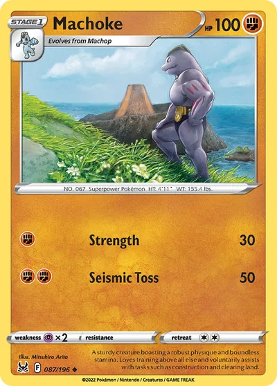 Machoke - Origem Perdida - ilustração de Mitsuhiro Arita