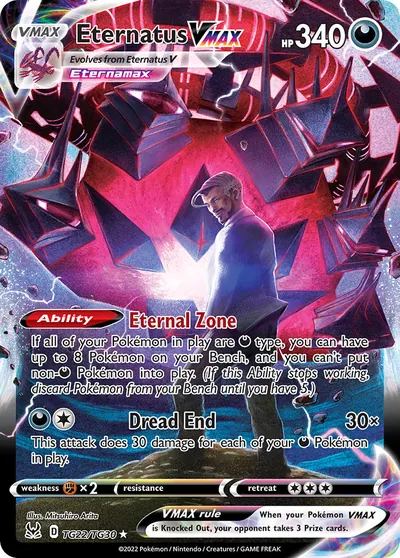 Eternatus VMAX - Origem Perdida - ilustração de Mitsuhiro Arita