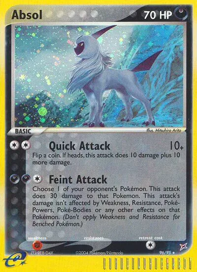Absol - Team Magma vs Team Aqua - ilustração de Mitsuhiro Arita