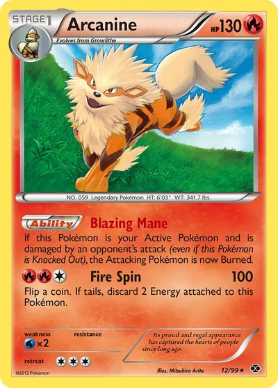 Arcanine - Próximos Destinos - ilustração de Mitsuhiro Arita