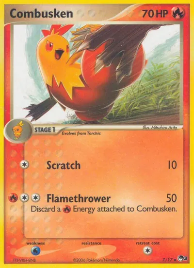 Combusken - POP Series 3 - ilustração de Mitsuhiro Arita