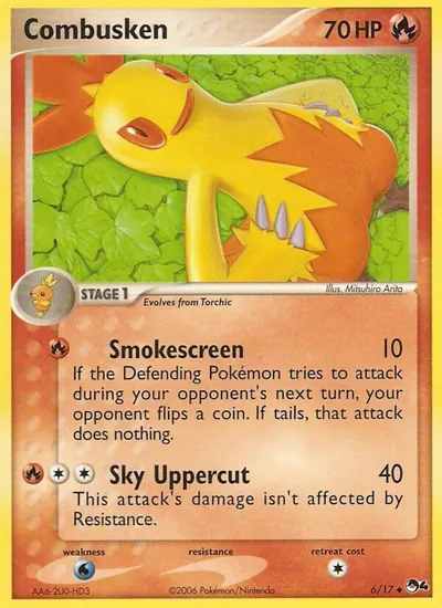 Combusken - POP Series 4 - ilustração de Mitsuhiro Arita