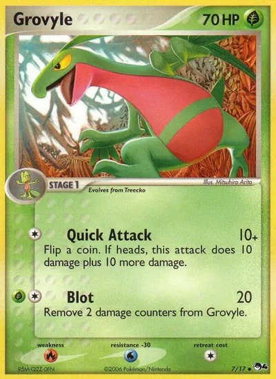 Grovyle - POP Series 4 - ilustração de Mitsuhiro Arita