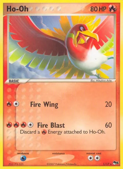 Ho-Oh - POP Series 5 - ilustração de Mitsuhiro Arita