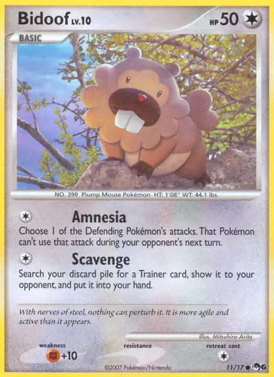 Bidoof - POP Series 6 - ilustração de Mitsuhiro Arita