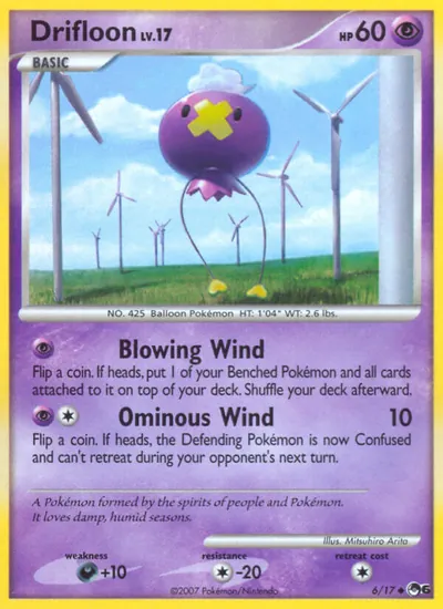 Drifloon - POP Series 6 - ilustração de Mitsuhiro Arita