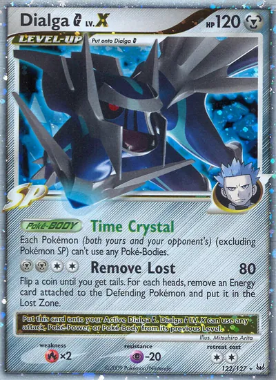 Dialga G LV.X - Platinum - ilustração de Mitsuhiro Arita