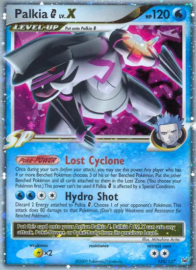 Palkia G LV.X - Platinum - ilustração de Mitsuhiro Arita
