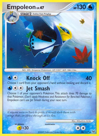Empoleon - Platinum - ilustração de Mitsuhiro Arita